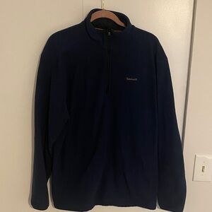 Timberland Men's Dark Blue Zip-Up Sweater